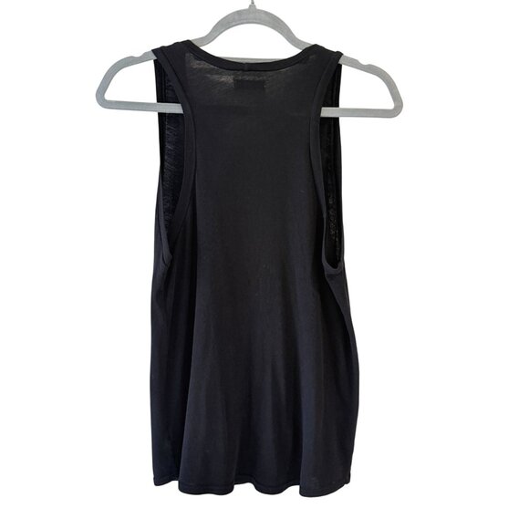 Lauren Moshi Size XS Peyton Crystal Biting Lip Tank Longline Ultra Soft Knit - Picture 11 of 11